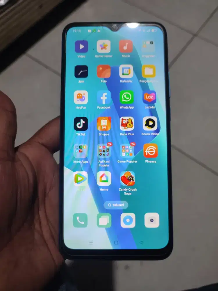 Oppo a16s ram 3/64 gb minus retak