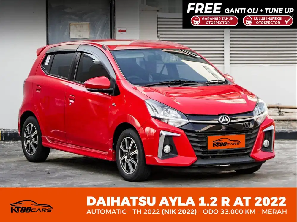 Record DAIHATSU AYLA R 1.2 AT 2022