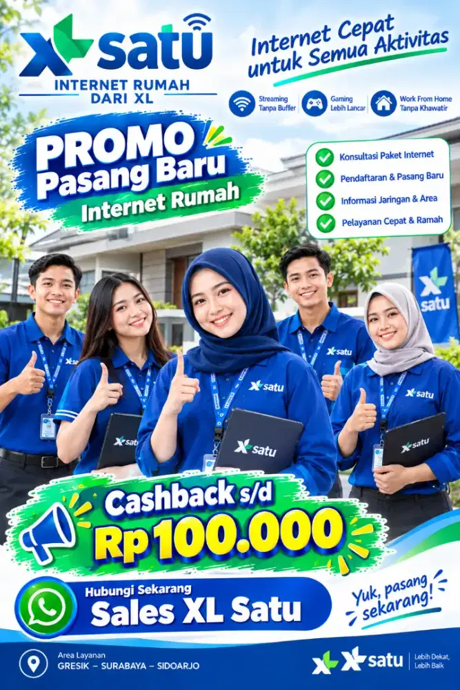 Promo pasang baru Wifi XL SATU