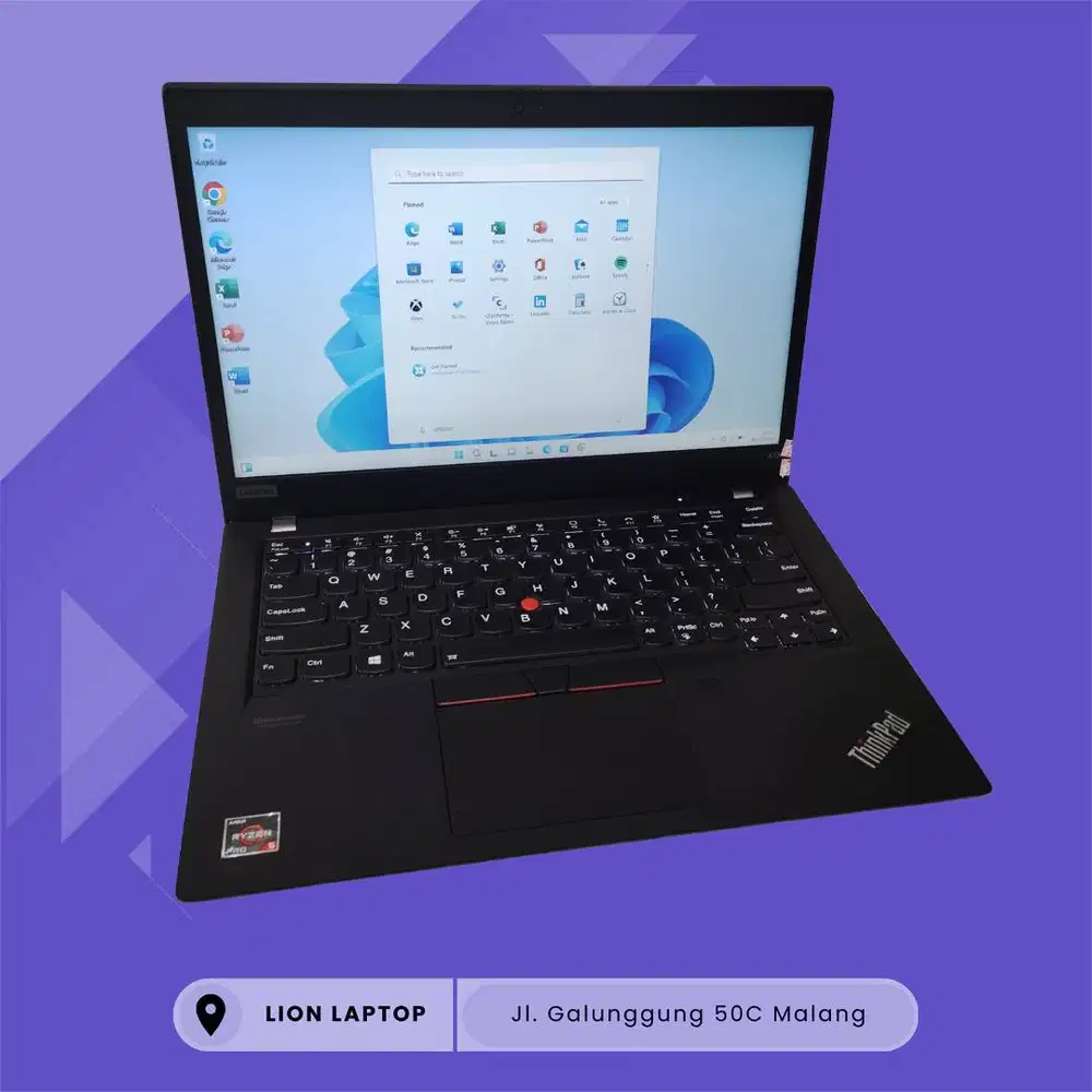 RAM 32GB AMD Ryzen 5 PRO-4650U Lenovo Thinkpad X13 SSD 256GB [15|09]