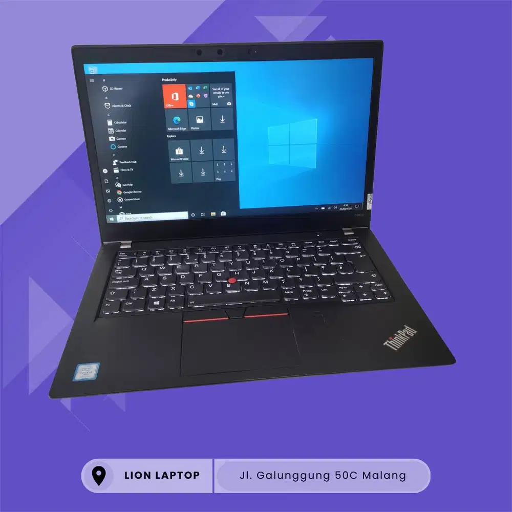 RAM 8GB Core i5 gen 8 Lenovo Thinkpad T480s SLIM [15|09]