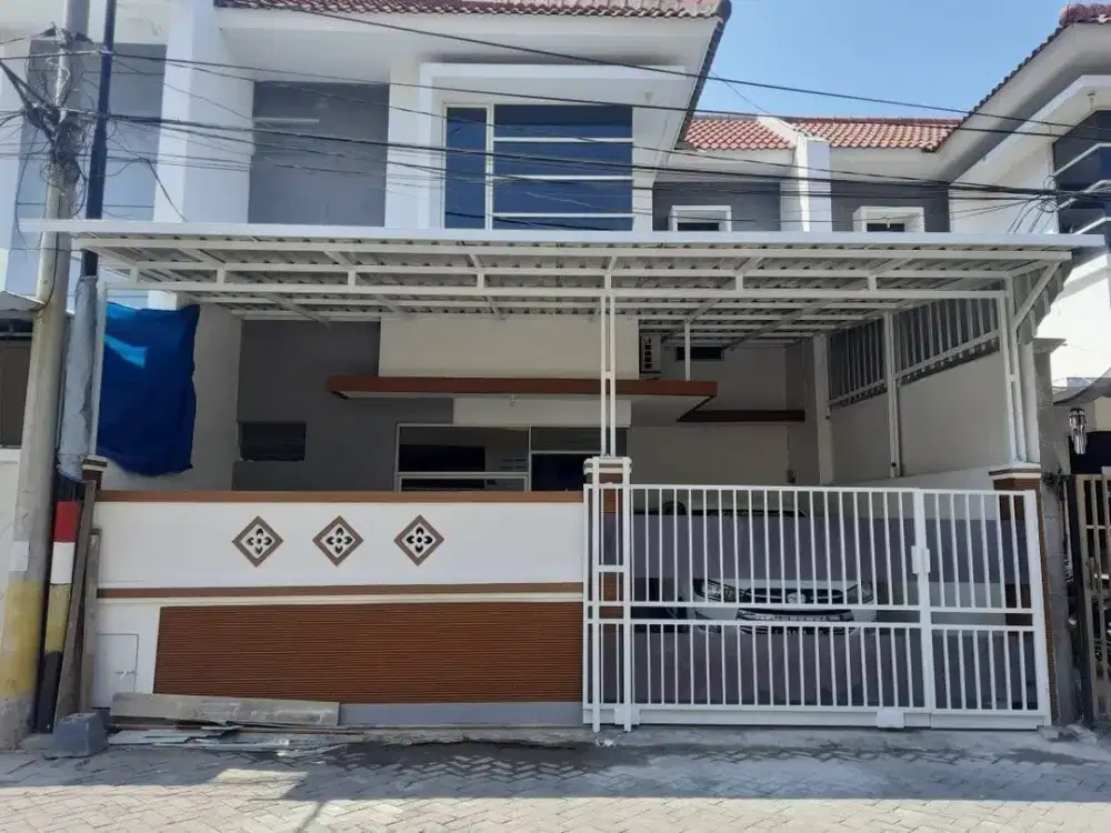 Rumah Minimalis 2 Lantai Perumahan Lebak Indah One Gate System Baru Renov