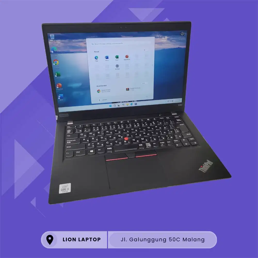 i5 GEN 10 Murah RAM 8GB Lenovo Thinkpad X390 [15|09]