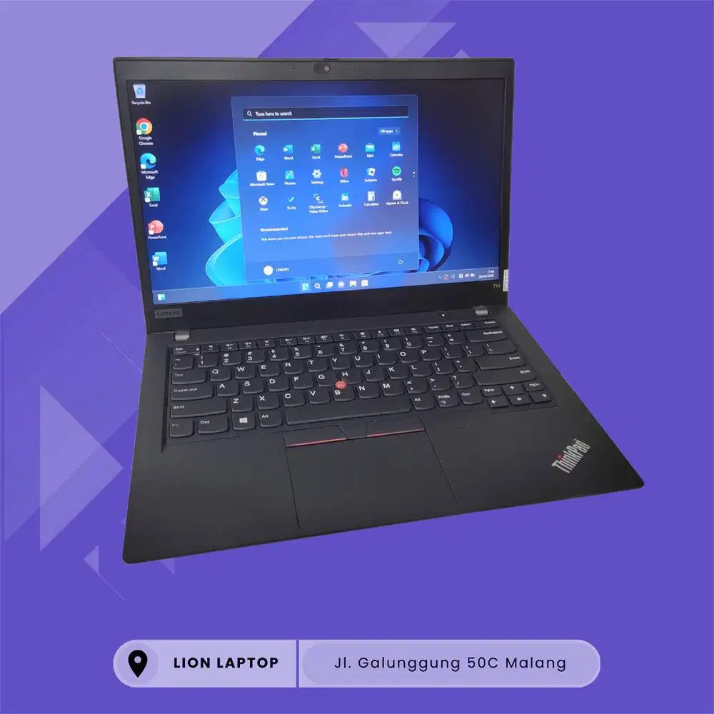 RAM 16GB Core i5 Gen 10 SSD 256GB Lenovo Thinkpad T14 gen 1 [15|09]