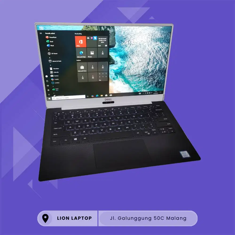 Slim & Ringan Core i5 RAM 8 SSD 256 DELL XPS 13 9370 [15|09]