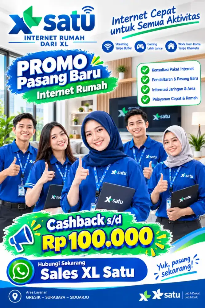 Promo pasang baru Wifi XL SATU
