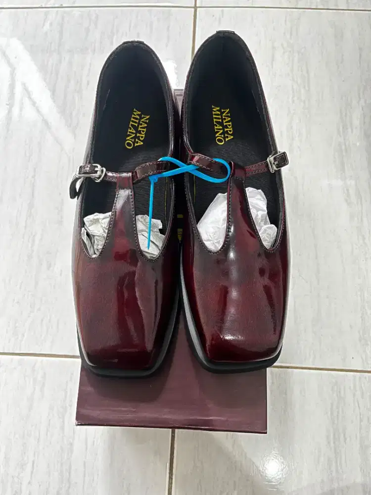 Sepatu Nappa Millano Piatta T-Jane Maroon