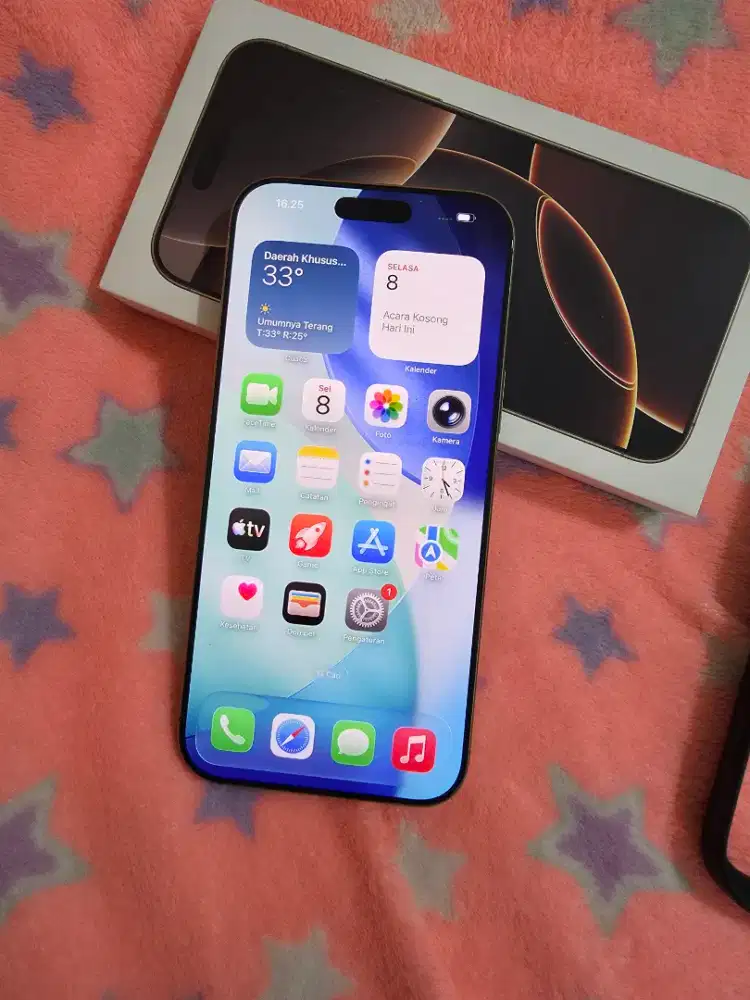 IPHONE 16 PRO MAX DESET TITANIUM 1TB RESMI RESMI IBOX