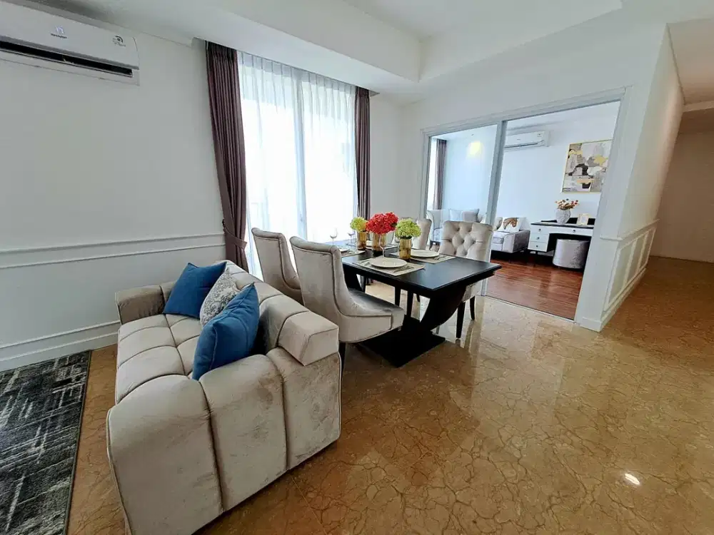 Springhill Royal King 183M2 3BR Semi Private Lift View Golf Free Furnish Kemayoran PRJ