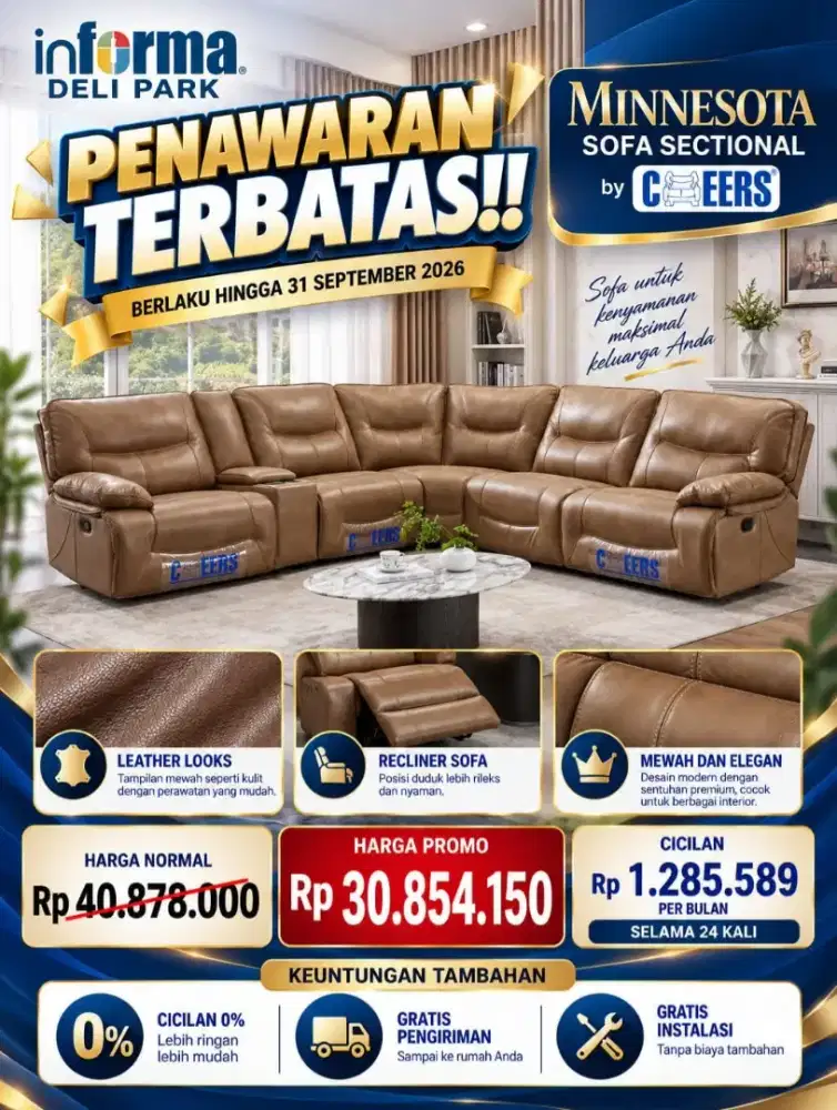 Kredit Sofa Sectional Minnesota Tanpa Kartu Kredit