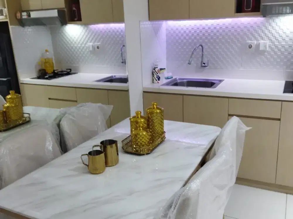 Jual Harga Ekonomis Apartemen Roseville 2BR 60sqm  Fully Furnish - Fasilitas Lengkap