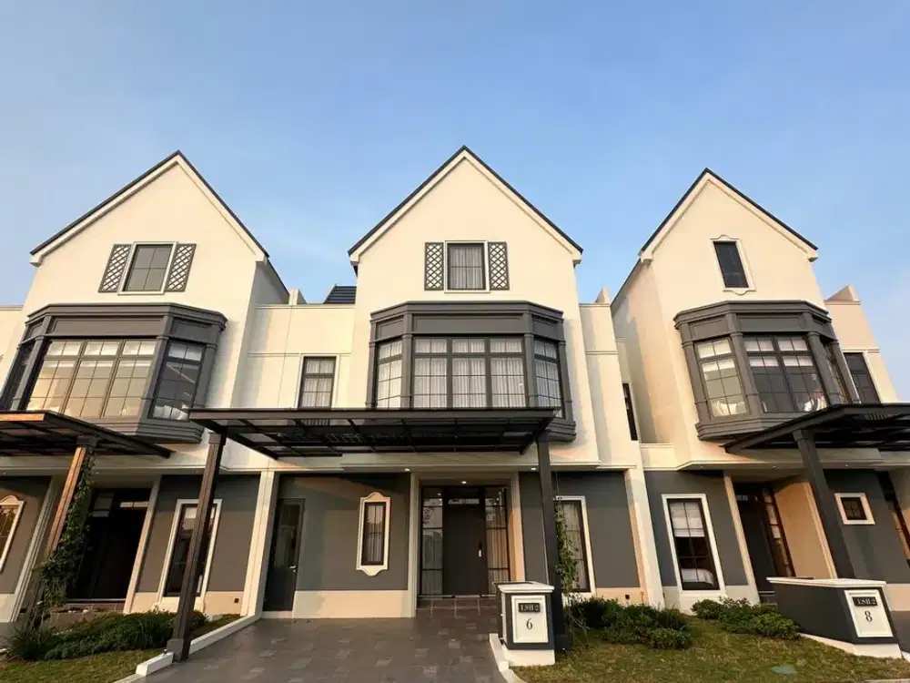 RUMAH 3 LANTAI BRAND NEW CLUSTER LOUISE DIKAWASAN HIJAU GADING SERPONG!