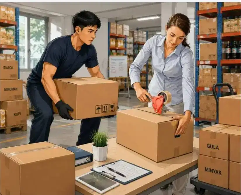 Lowongan Staff Gudang Picker & Packing online shop