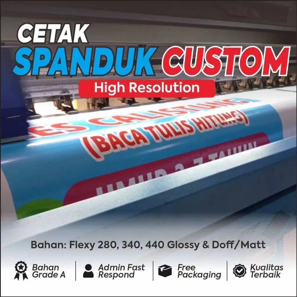Cetak Spanduk/Banner Flexy 280gsm