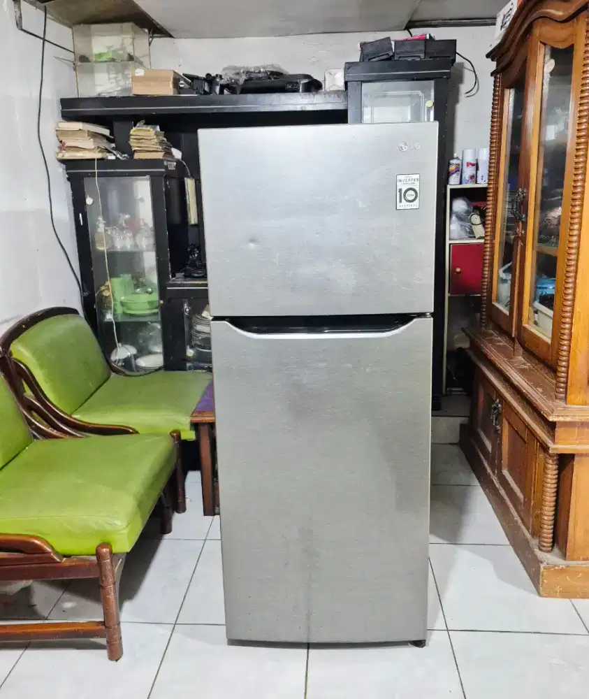 KULKAS LG INVERTER 1.850 SAMA ANTAR