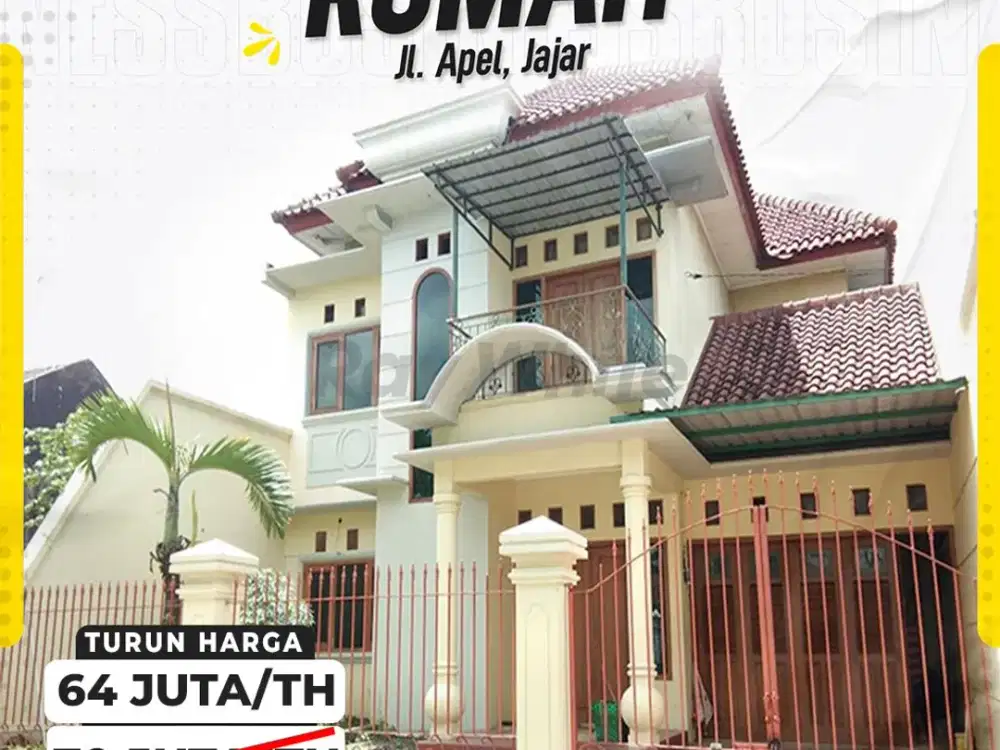 Disewakan Rumah 2Lantai Bersih Terawat di Jl Apel Jajar
