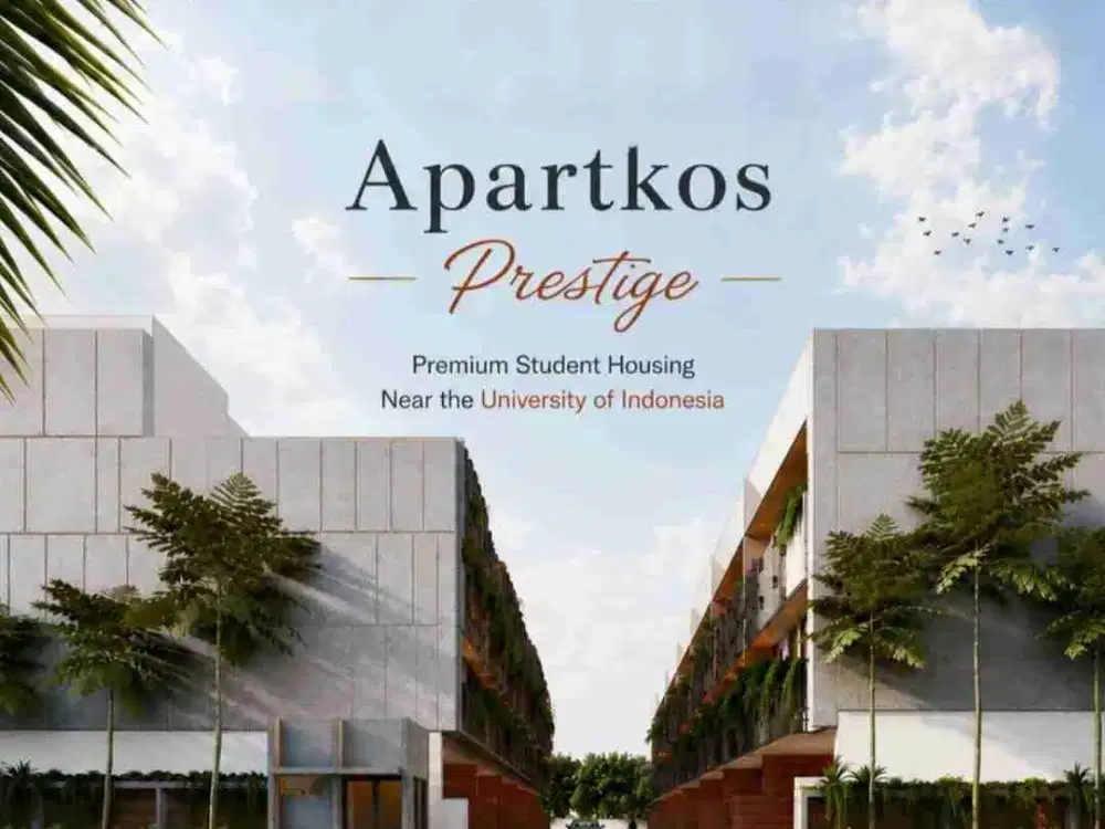 Kost Prestise Eksklusif Ring 1 UI, 13 BR Fasilitas Lengkap Premium, Tersedia Gym, Cafe, Parkir Mobil, Communal Space, Mushola, Occupancy Tinggi