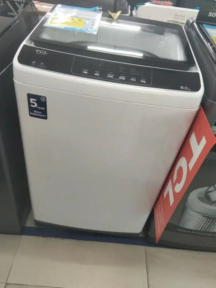 TOP LOADING MESIN CUCI TCL BISA CICILAN PAKAI HOMECREDIT