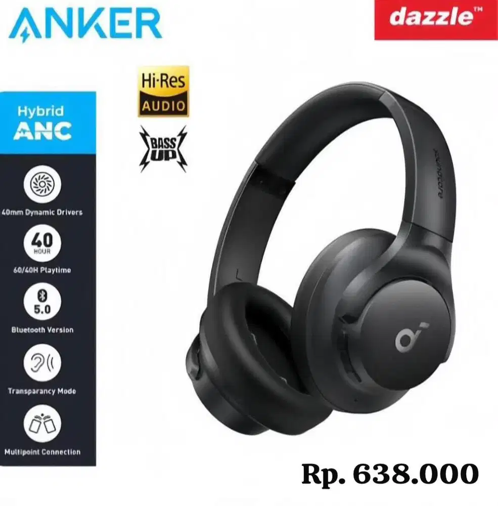 HEADPHONE SOUNDCORE Q20I