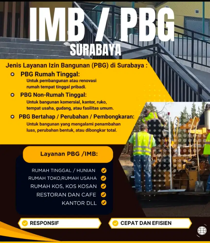 IMB Rumah tinggal PBG Surabaya