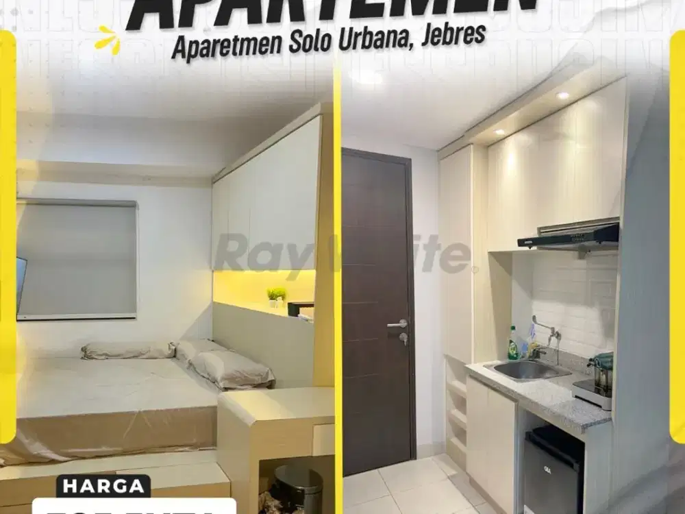 Dijual Apartement solo Urbana full Furnished Type Studio Dekat Kampus UNS dan ISI