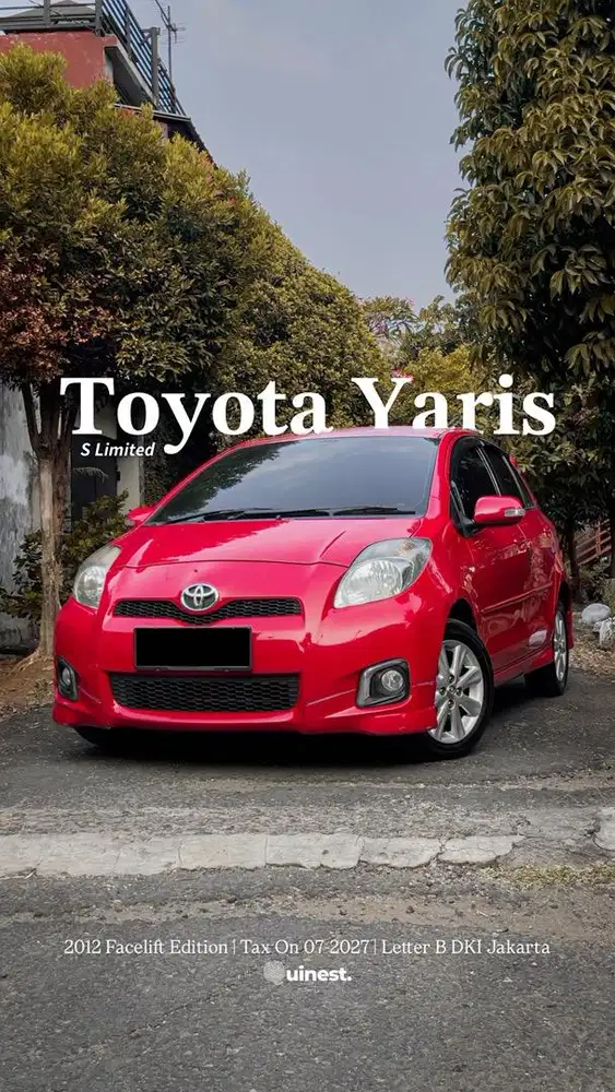HRG CASH! Yaris S Limited 2012 Toyota HondaJazz 2013 Swift 2012 2011 S