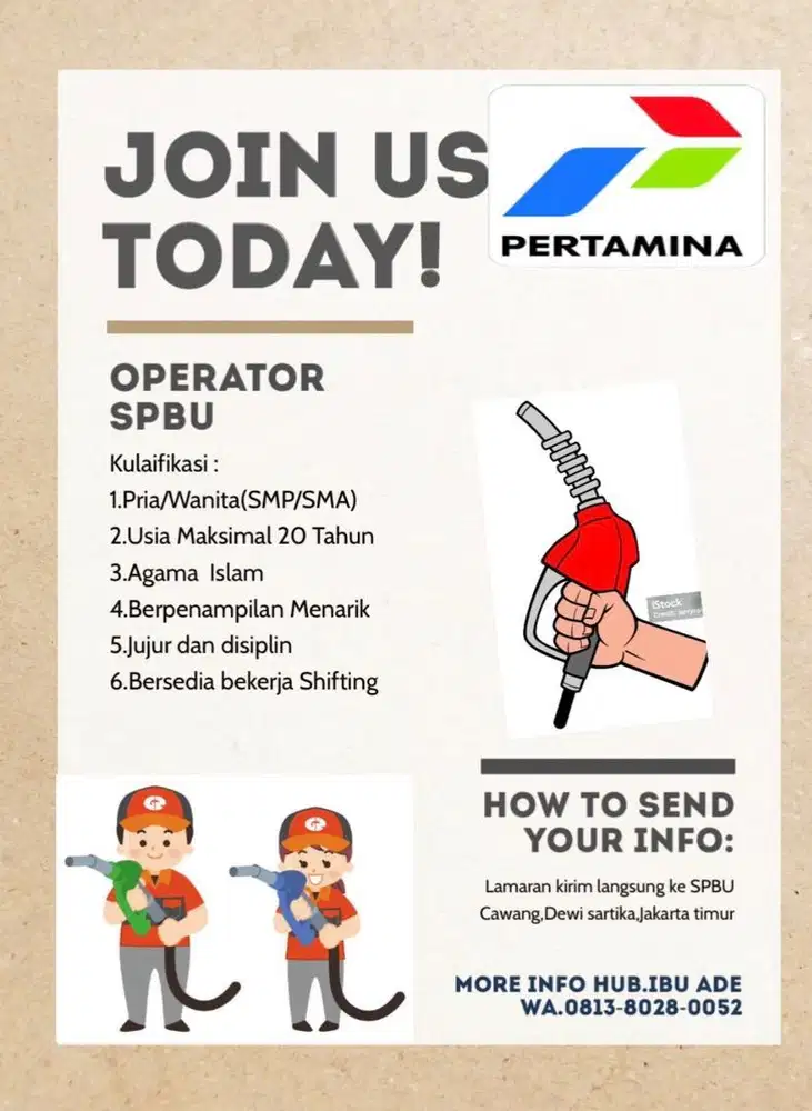 Lowongan operator SPBU