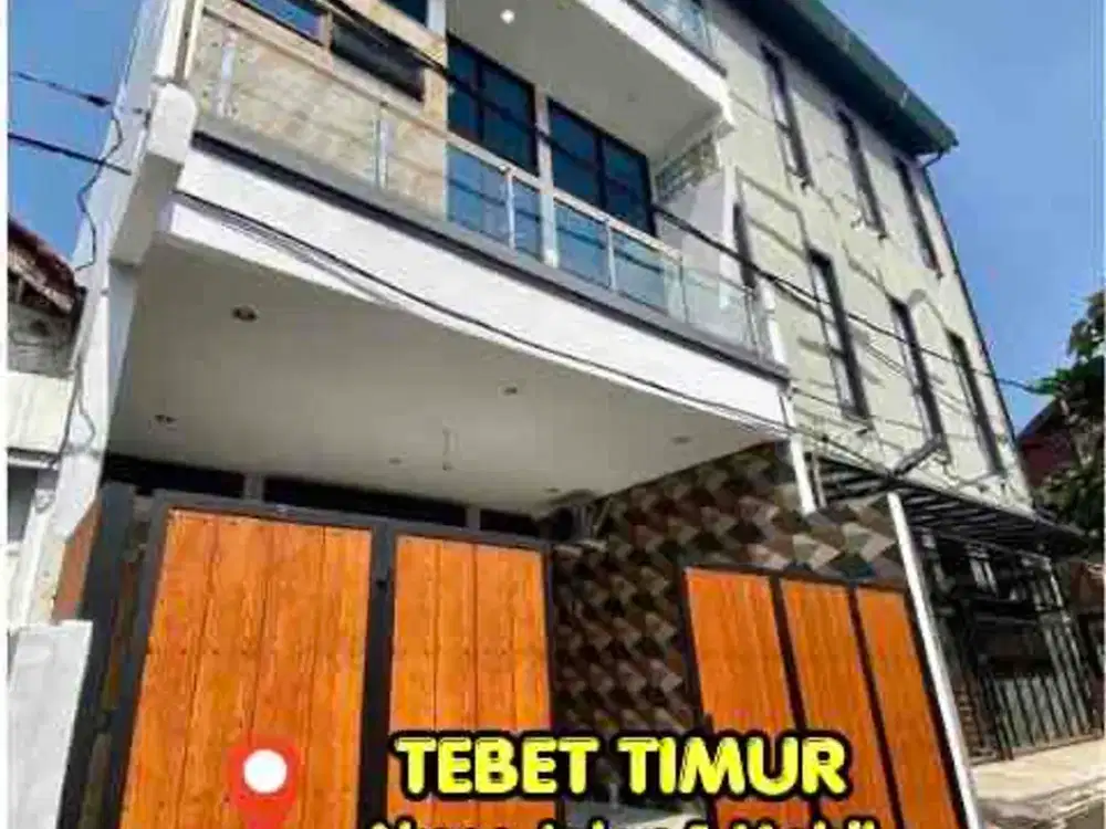 Dijual Rumah Tebet Timur Brand New Siap Huni Lokasi Strategis Jalan 1 Mobil