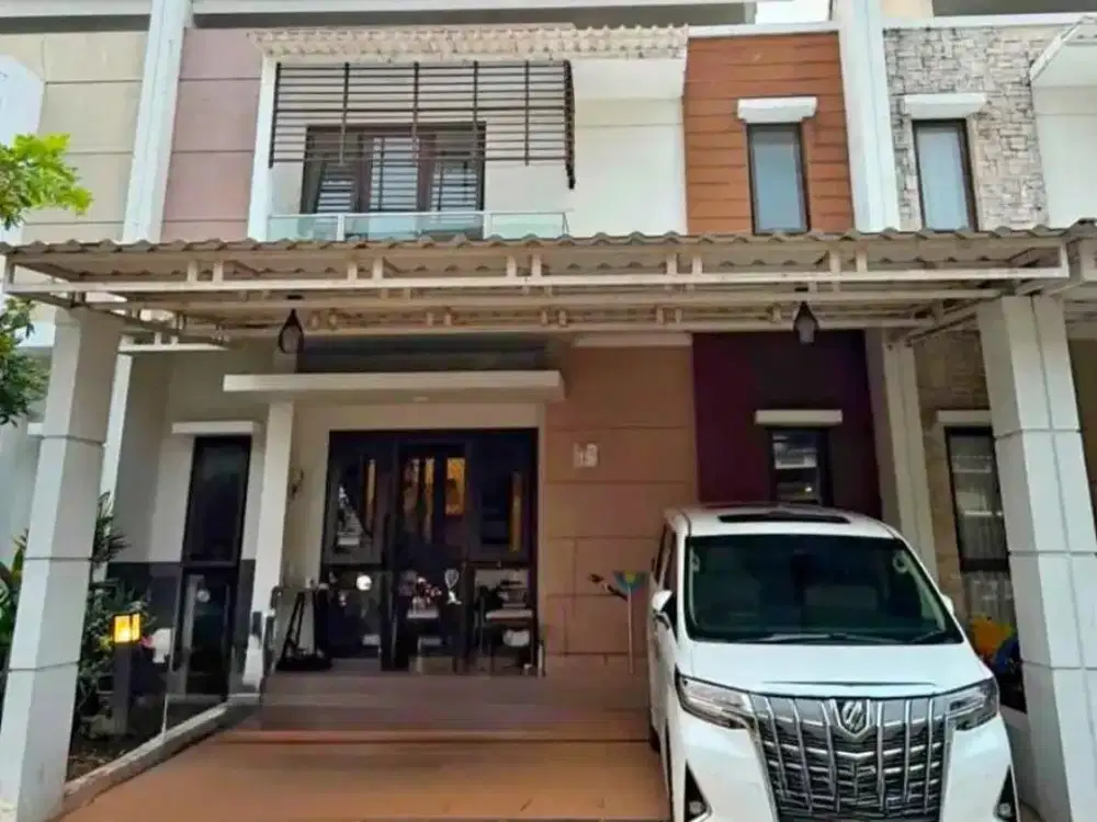 Di jual rumah siap huni full furnish di cluster Burgundy Summarecon Bekasi.
