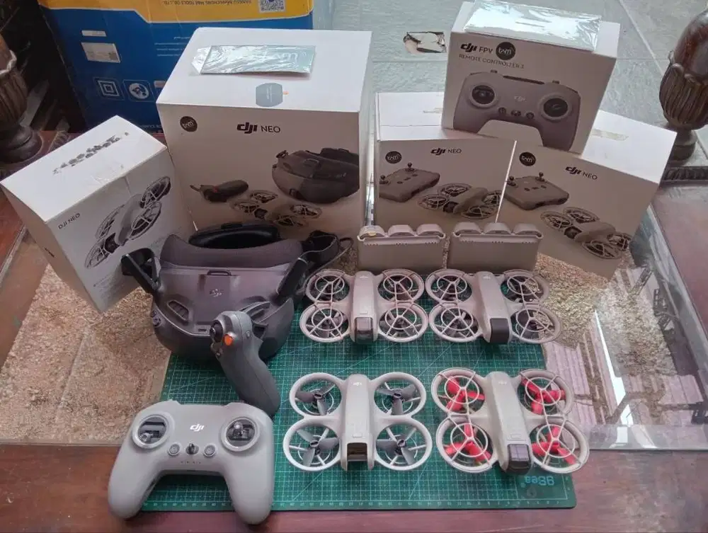 Jual Set Komplit SESUAI FOTO DJI Neo + Google n3 + RC 3 + bonus NEO 3