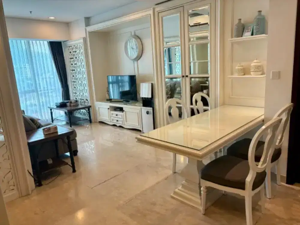 SUPER MURAH Dijual Unit 2 BR Furnished Apartemen Setiabudi Sky Garden di Setiabudi, Jakarta Selatan