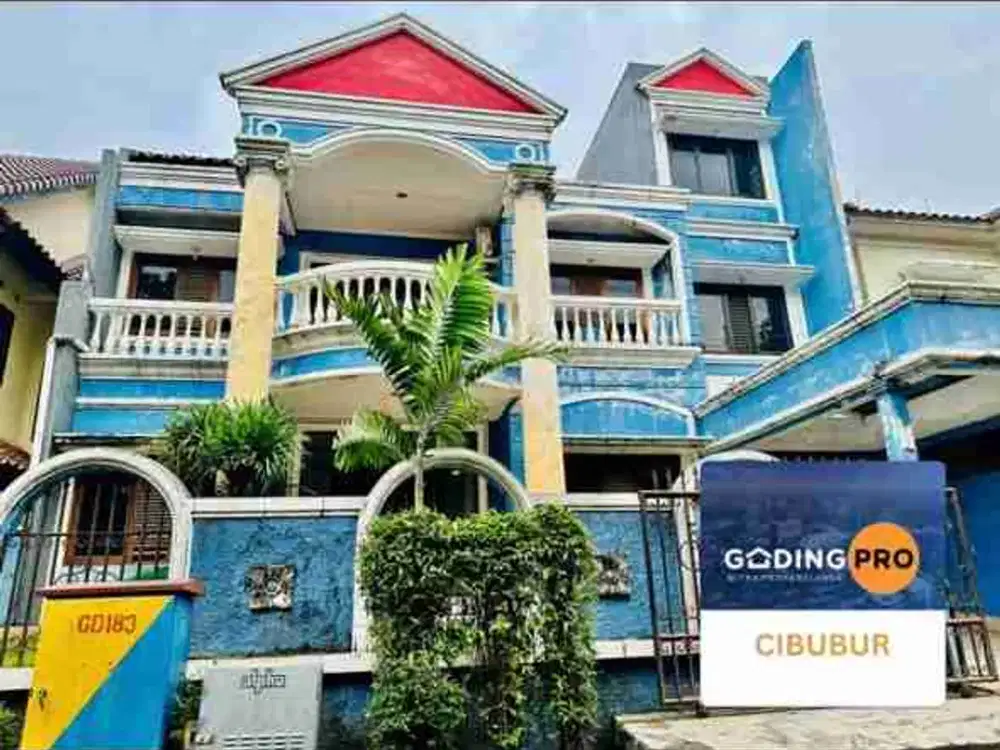 rumah raffles hills halaman belakang luas harga BU
