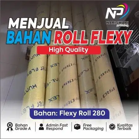 Bahan Roll Flexy 280 Ukuran 1.1x70m