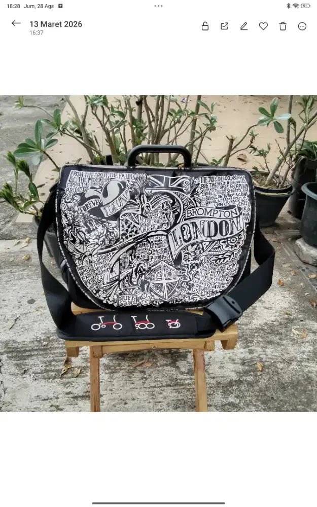 Tas Brompton vice leeLANGKA