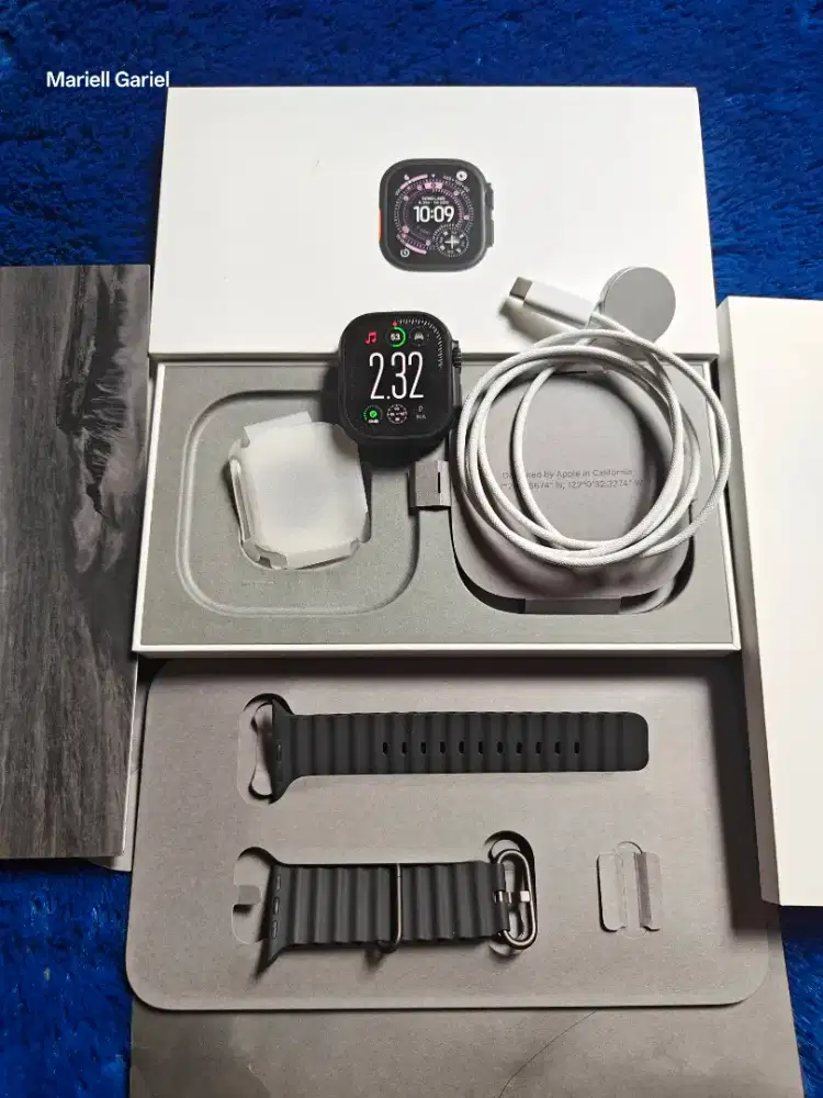 Apple Watch iWatch Ultra 3 Blibli BH 99 Black Titanium 49mm Fullset