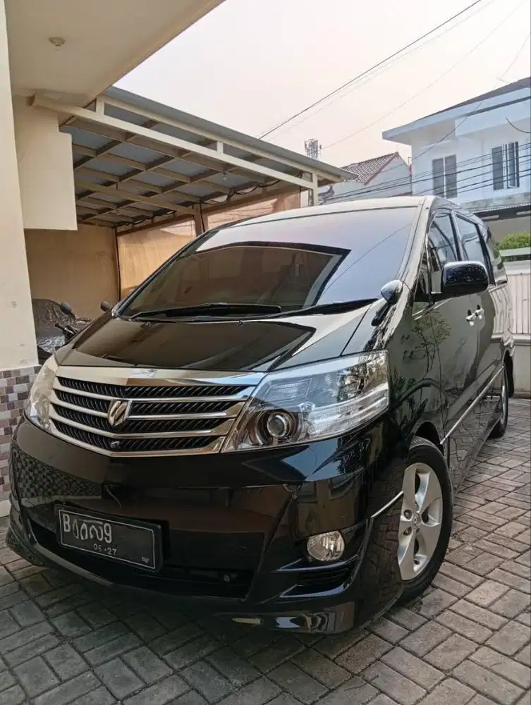 Alphard 2.4V 2007 Tangan Pertama Istimewa Rawatan