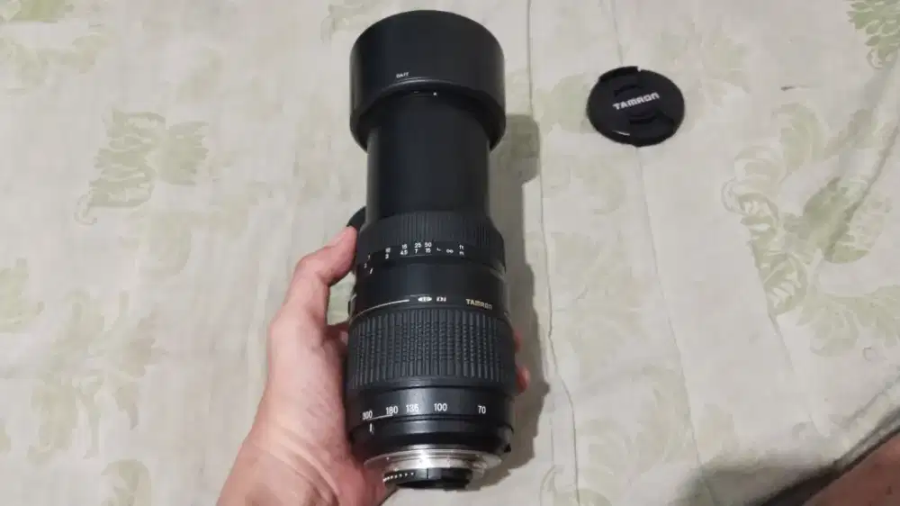 Lensa tele tamron 70-300 Nikon mulus