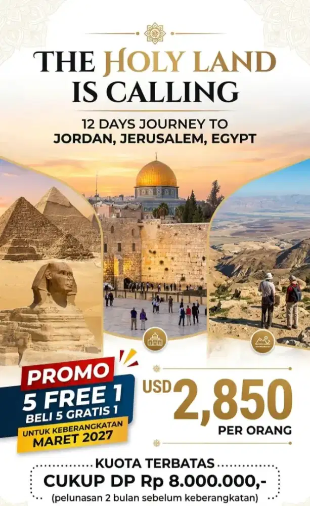 Promo HolyLand Package