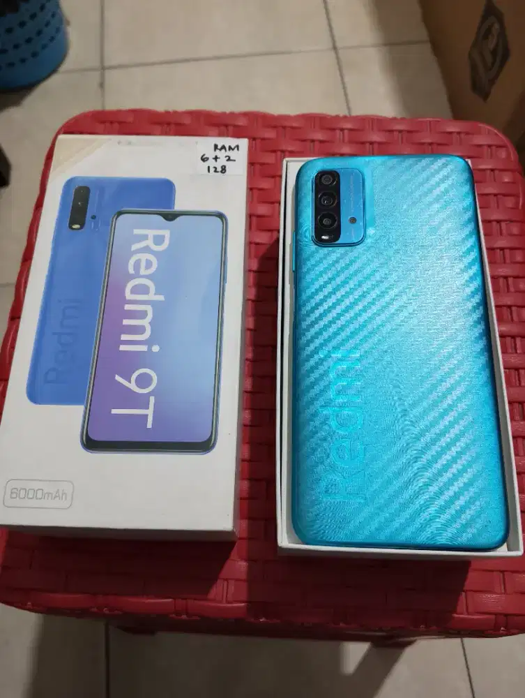 REDMI 9T RAM 6+2/128GB FULLSET & ORI