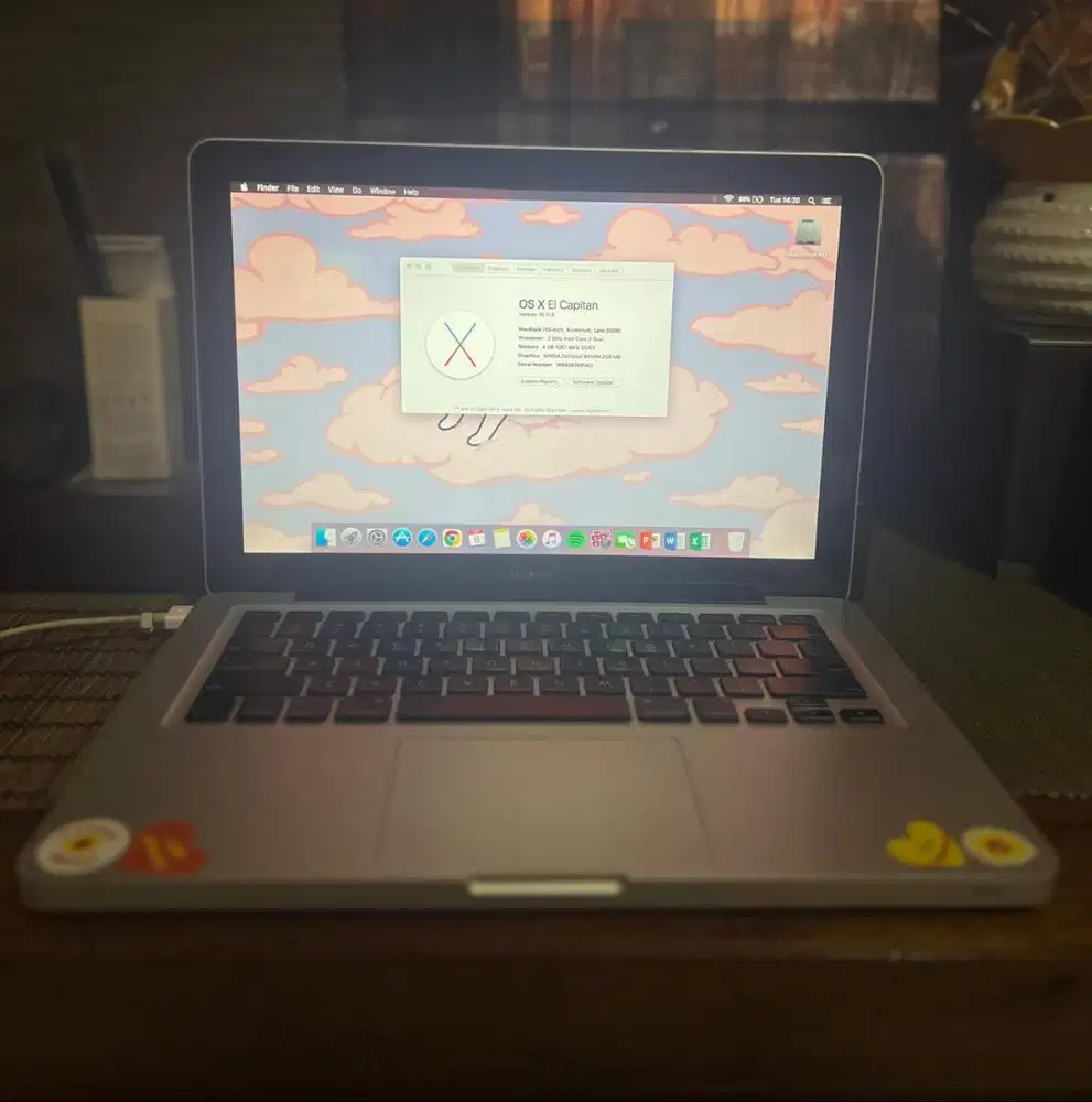 DIJUAL CEPAT: MACBOOK 13 ALUMUNIUM UNIBODY LATE 2008