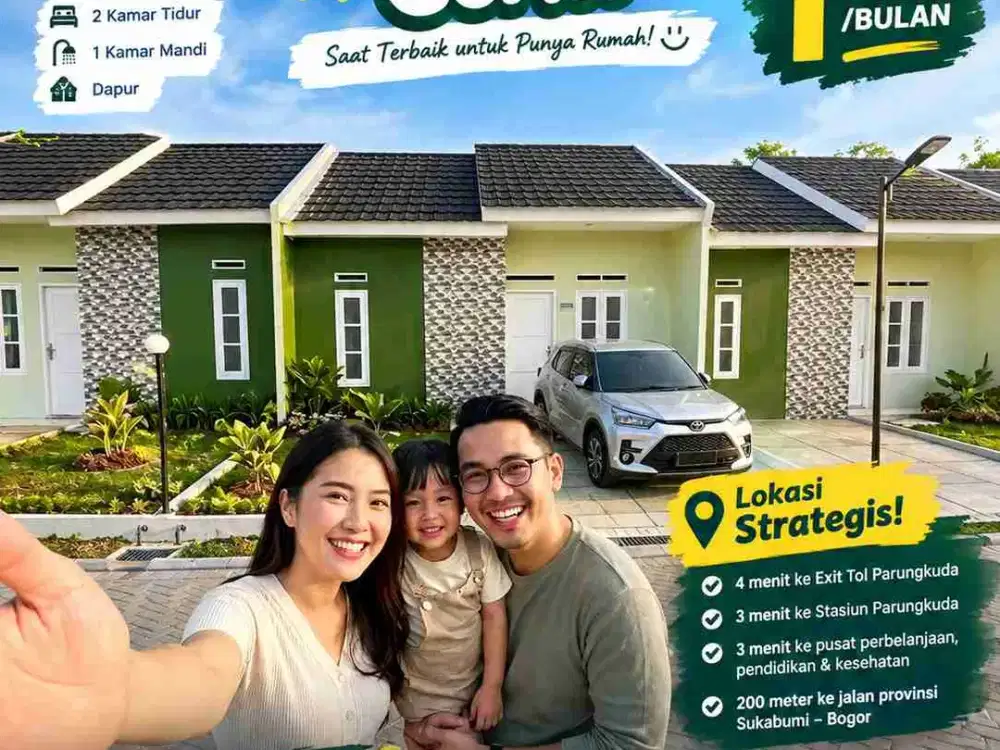 Dijual Rumah Subsidi samping Exit Tol Bocimi