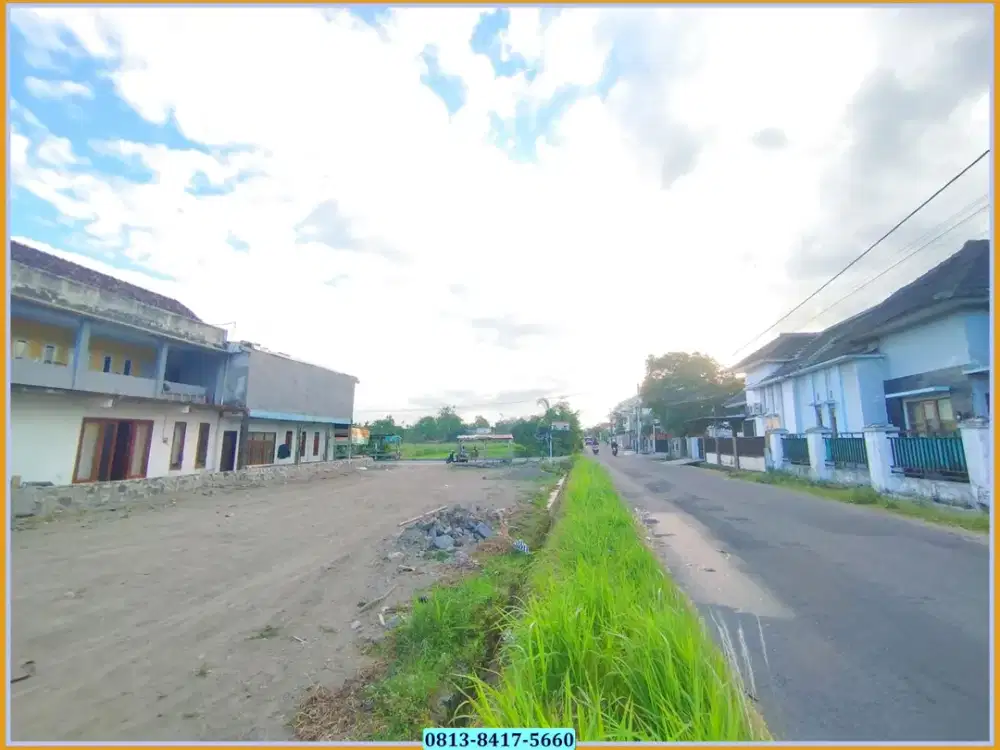 TANAH STRATEGIS DIJUAL MURAH TEPI JALAN, DEKAT KAMPUS JOGJA
