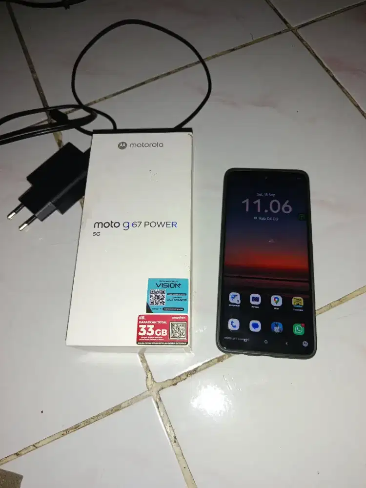 BU motorola g67 power 5g ram besar, baterai badak, kamera jernih