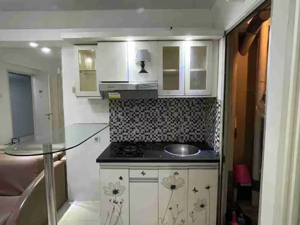dijual murah apart 2br furnished baru servis dan cat ulang seluruh regency jasmine shm