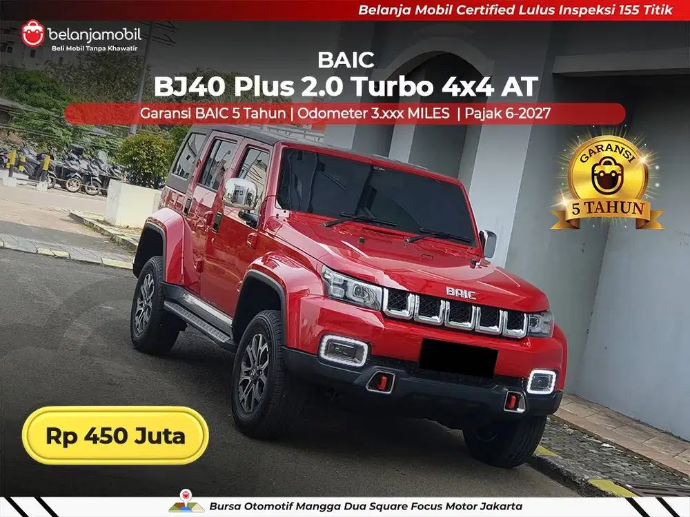 [GARANSI 5THN 4X4] BAIC BJ40 BJ 40 Plus 2.0 Turbo AWD 2023/2024/2025