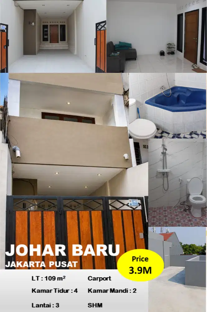 Dijual Rumah Huni Jakarta Pusat