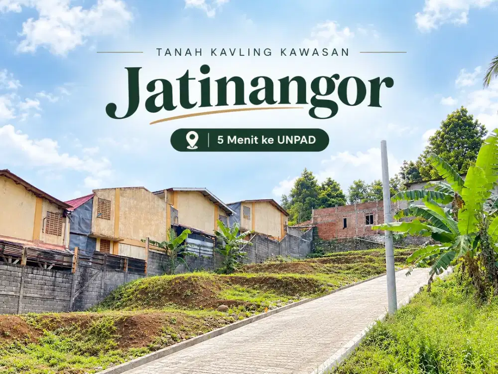 Dijual Tanah Kavling Dekat Kampus UNPAD-ITB, Luas 98 M²
