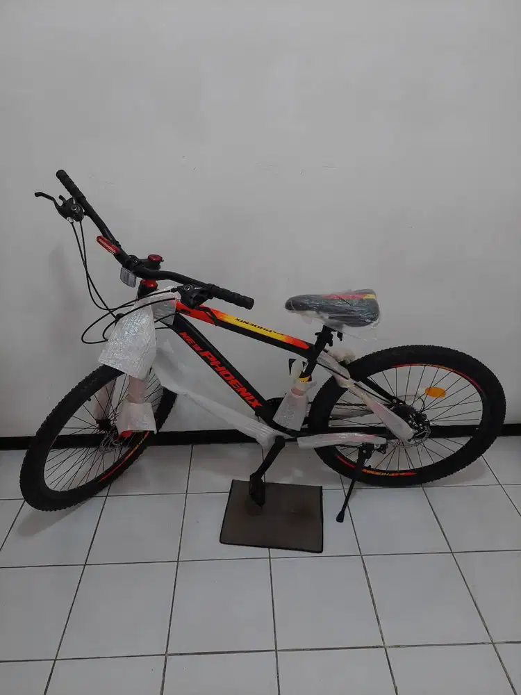 Sepedea MTB New Phoenix NP-2706 26 Inch HITAM MERAH