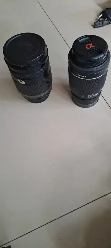 Lensa Sony dan Canon