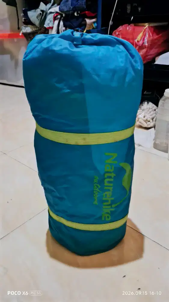 DI JUAL TENDA NATUREHIKE KAPASITAS 4P,JARANG DI PAKE BARU PAKE 3 KALI